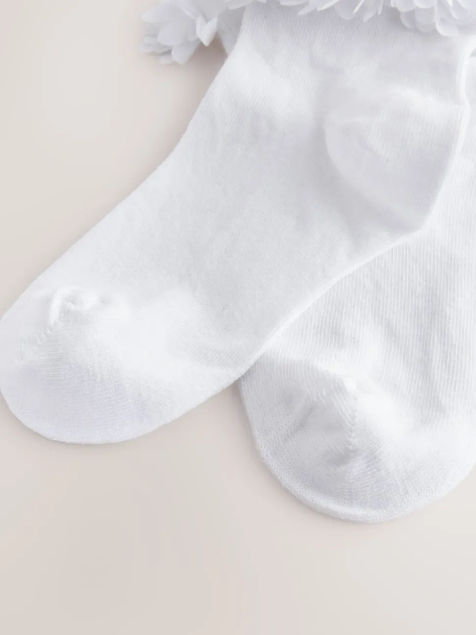 White 2 Pack Cotton Rich Bridesmaid Ankle Socks
