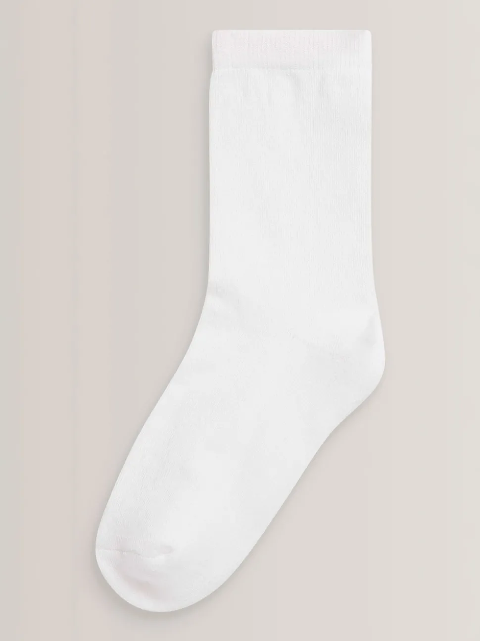 White 5 Pack Cotton Rich Cushioned Sole Ankle Socks