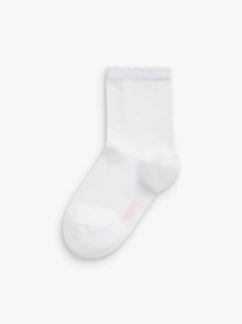 White 10 Pack Cotton Rich School Ankle Socks