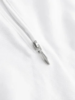 White 2 Pack 100% Cotton Zip Polo Shirts (3-16yrs)