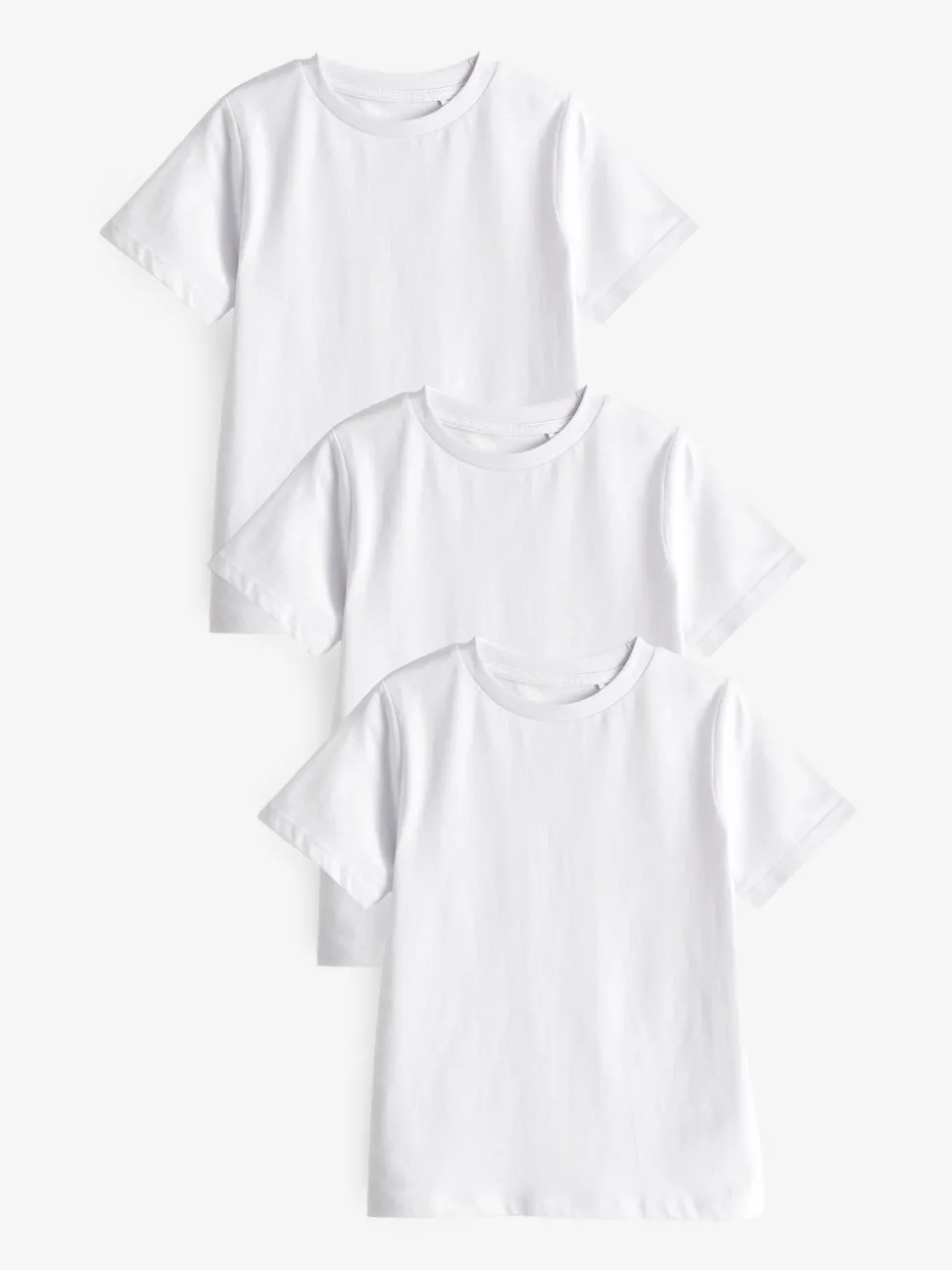 White 3 Pack T-Shirts (3-16yrs)