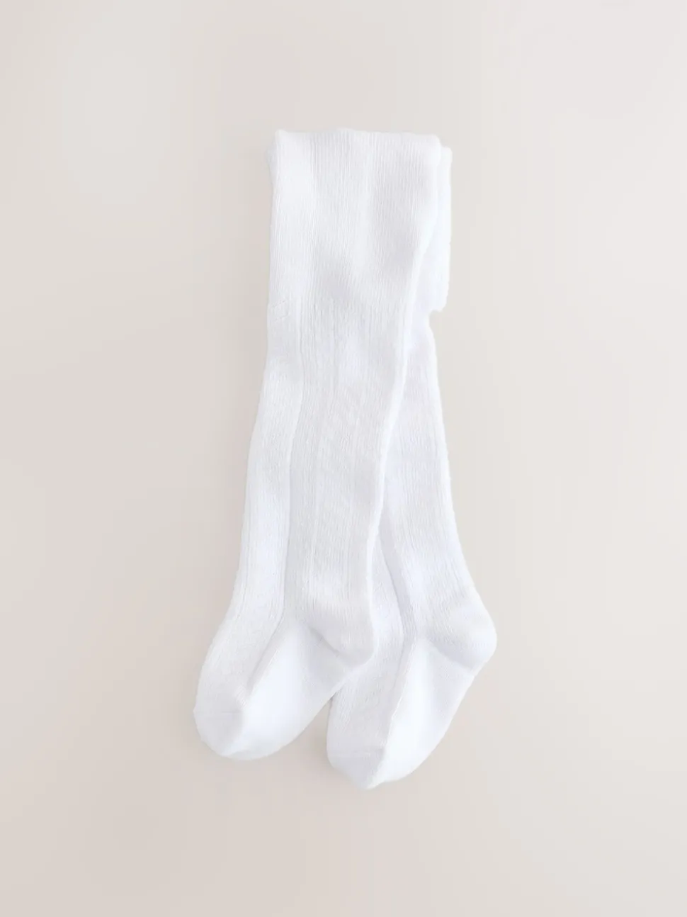 White Pelerine Baby Tights 2 Pack (0mths-2yrs)