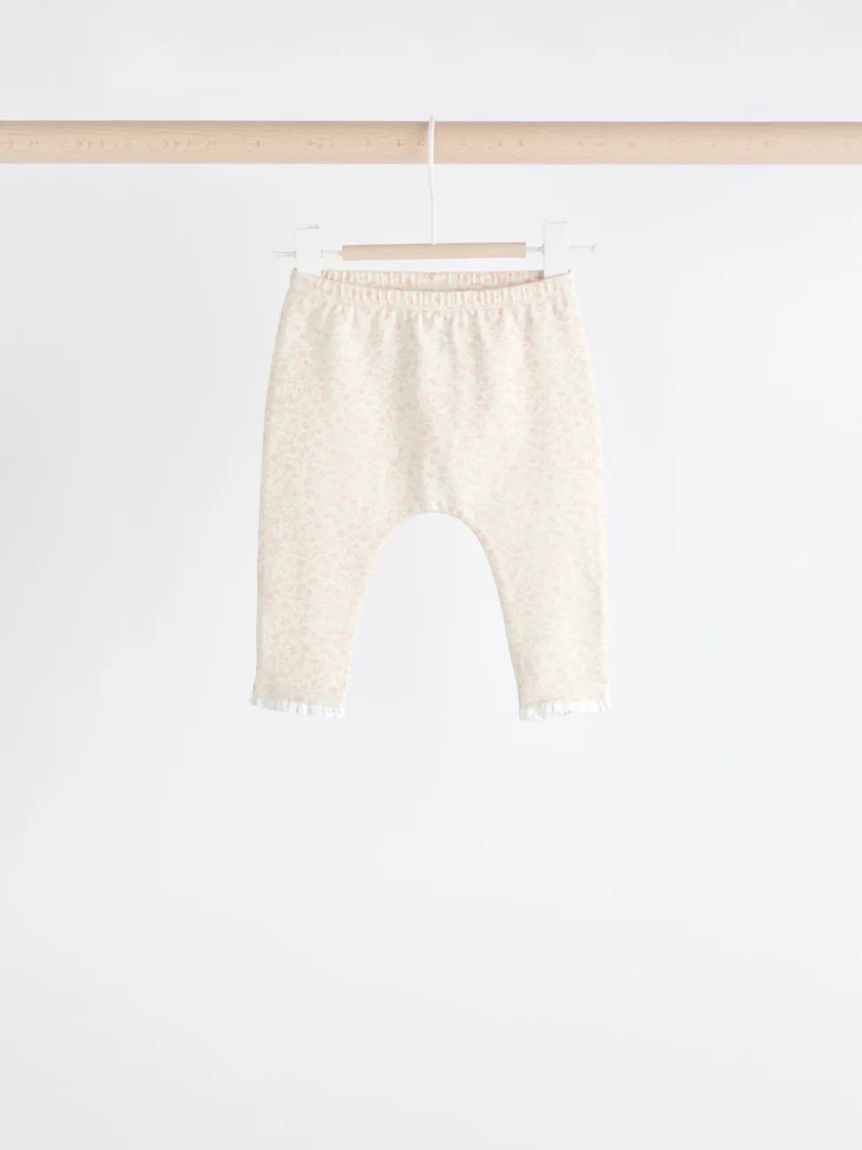 White/Pink Baby Leggings 4 Pack (0mths-2yrs)
