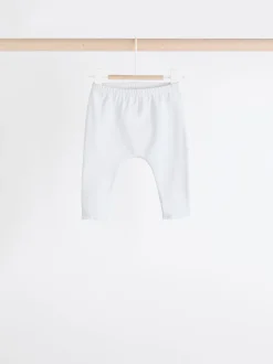 White/Pink Baby Leggings 4 Pack (0mths-2yrs)