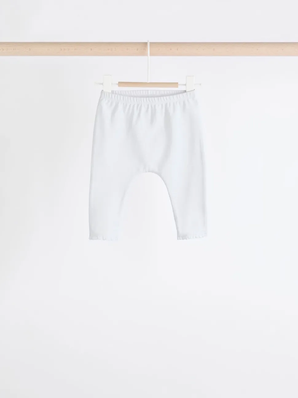 White/Pink Baby Leggings 4 Pack (0mths-2yrs)