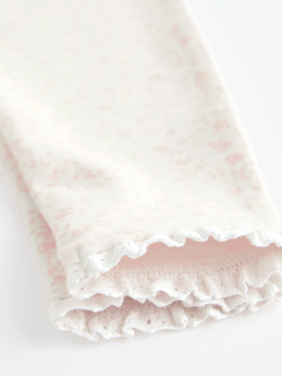 White/Pink Baby Leggings 4 Pack (0mths-2yrs)