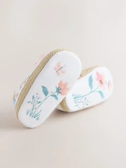 White/Pink Character Baby High Top Trainers (0-24mths)