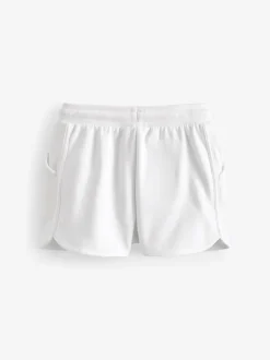White Plain Jersey Shorts (3-16yrs)