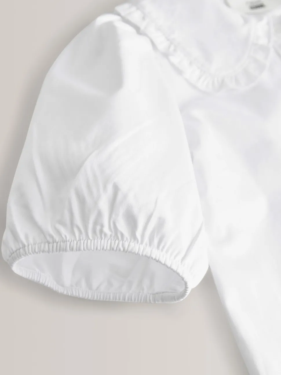 White Premium Cotton Rich Frill Collar School Blouse (3-14yrs)