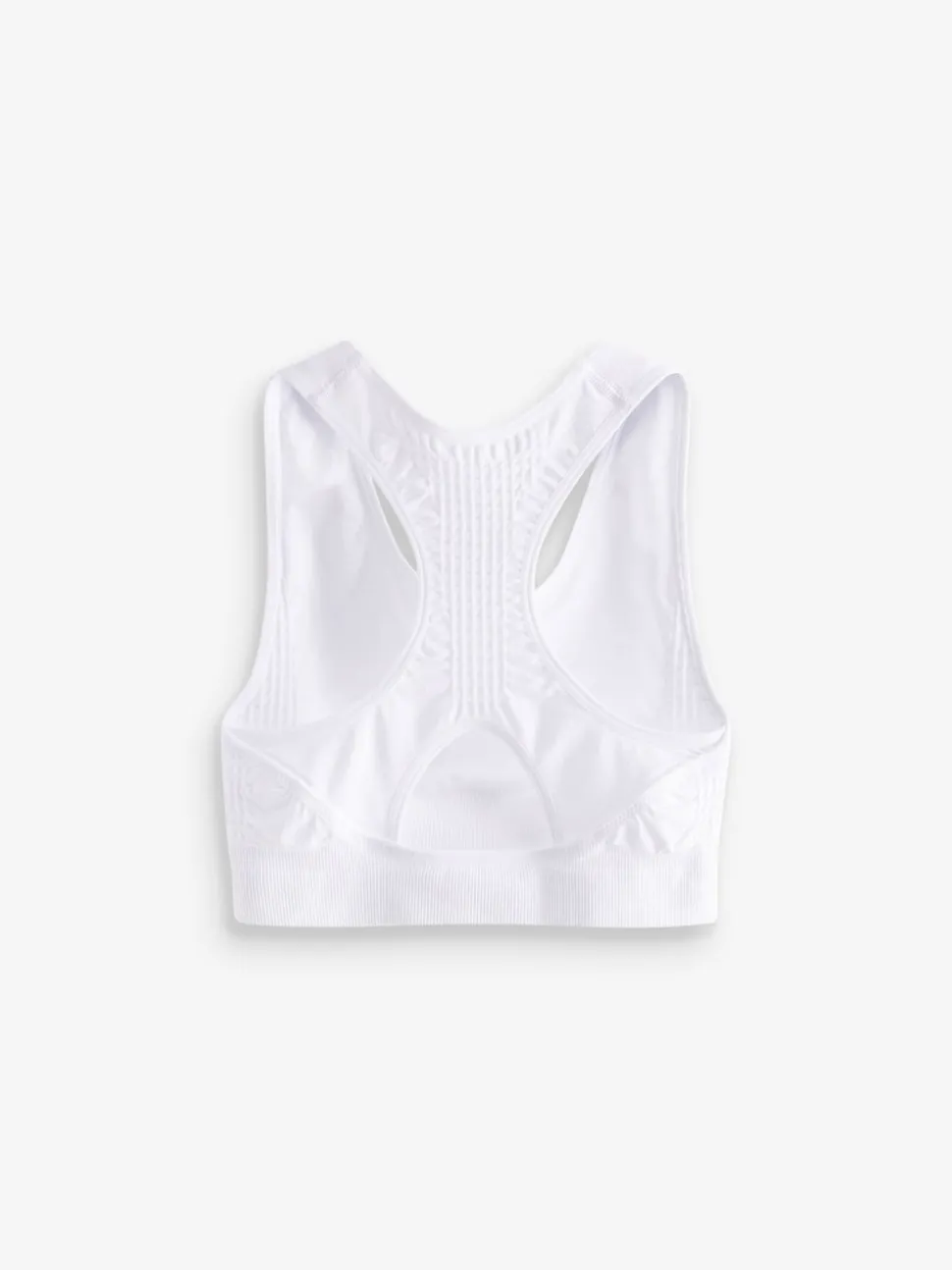 White Racer Sports Bra (7-16yrs)