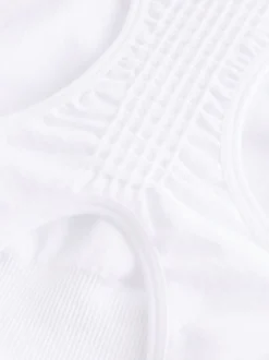 White Racer Sports Bra (7-16yrs)