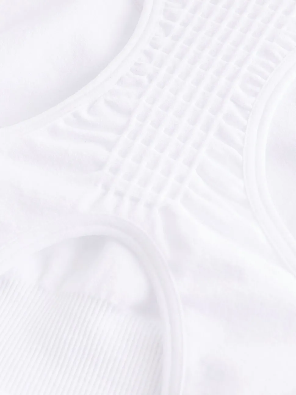 White Racer Sports Bra (7-16yrs)