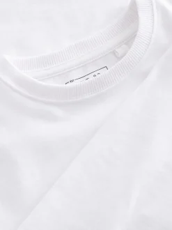 White Regular Fit Long Sleeve Cosy T-Shirt (3-16yrs)