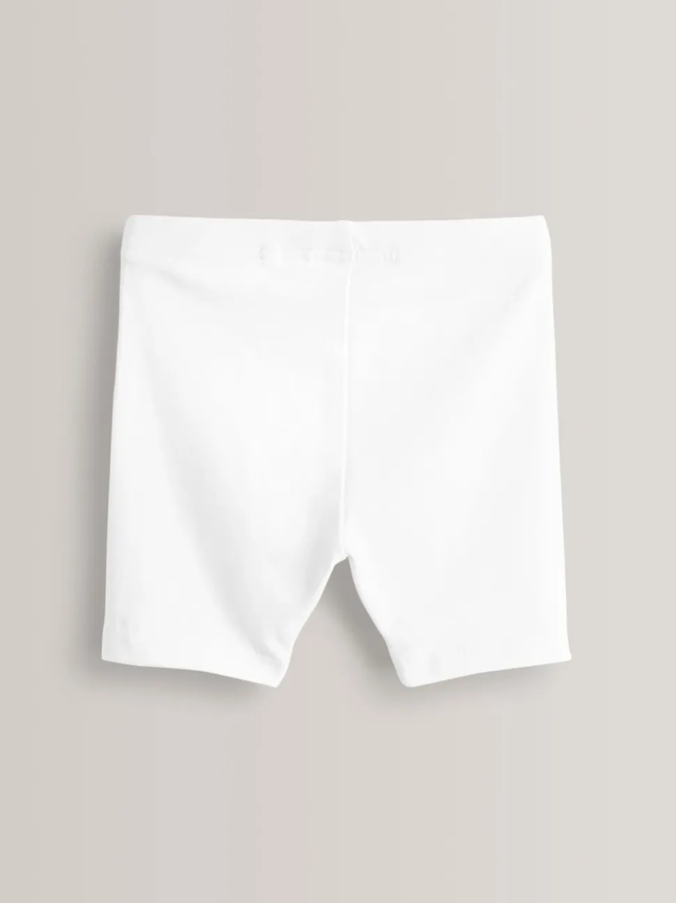 White Regular Length 5 Pack Cotton Rich Stretch Cycle Shorts (3-16yrs)