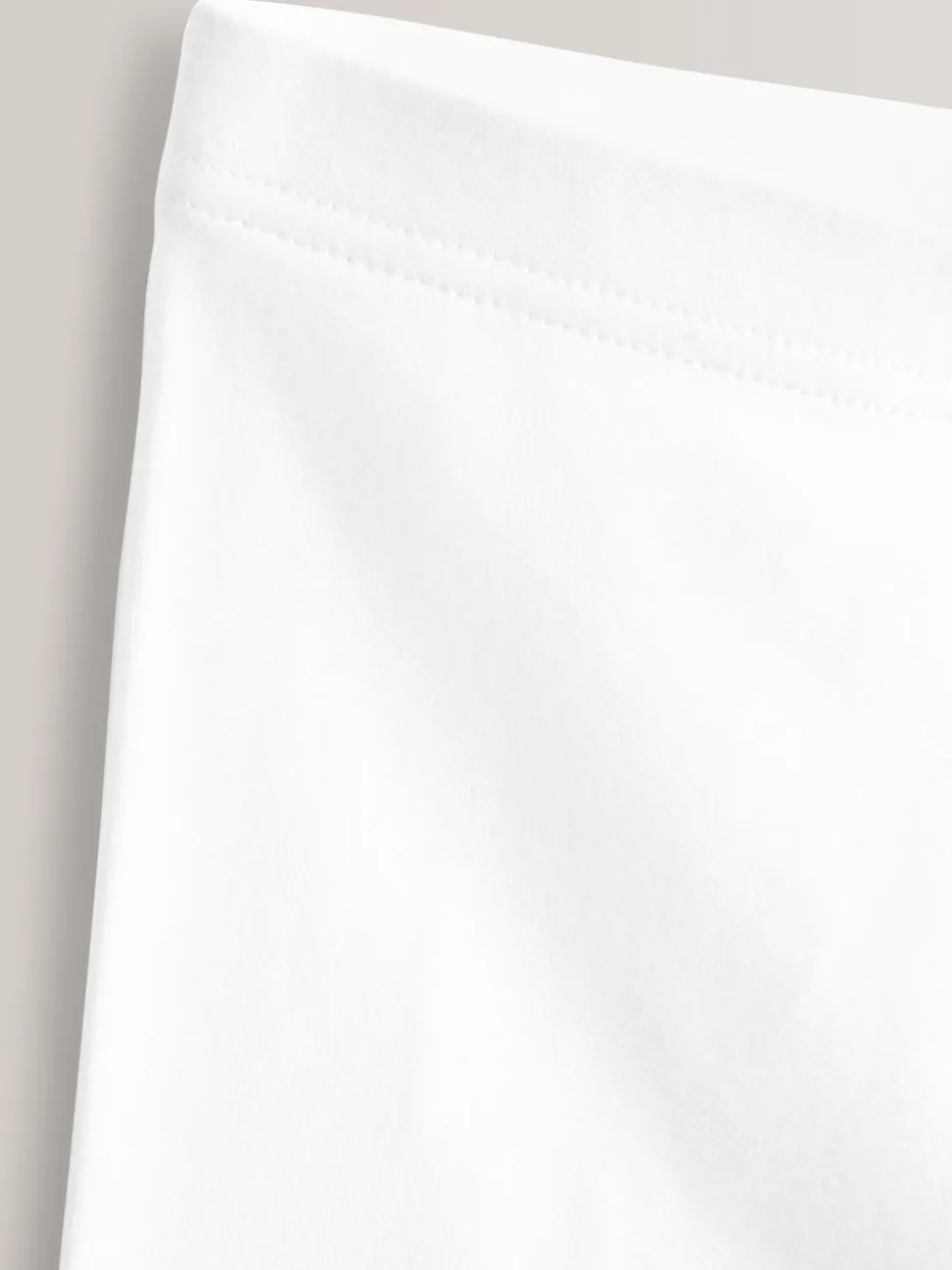 White Regular Length 5 Pack Cotton Rich Stretch Cycle Shorts (3-16yrs)