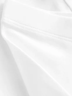 White Regular Length 2 Pack Cotton Rich Stretch Cycle Shorts (3-16yrs)