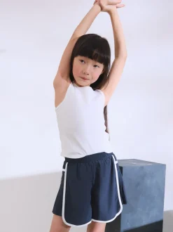 White Rib Vest (3-16yrs)