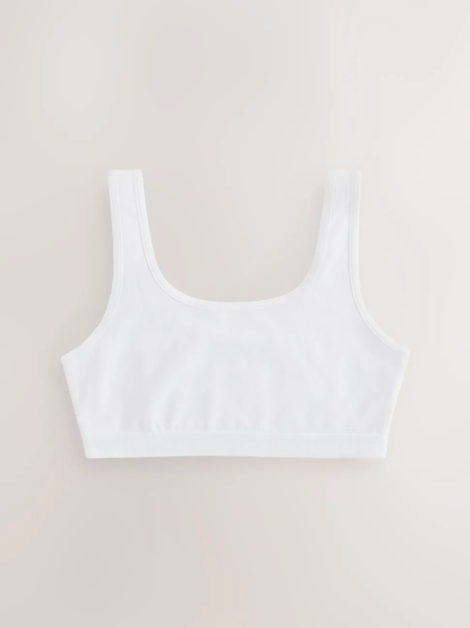 White Scoop Crop Tops 3 Pack (5-16yrs)