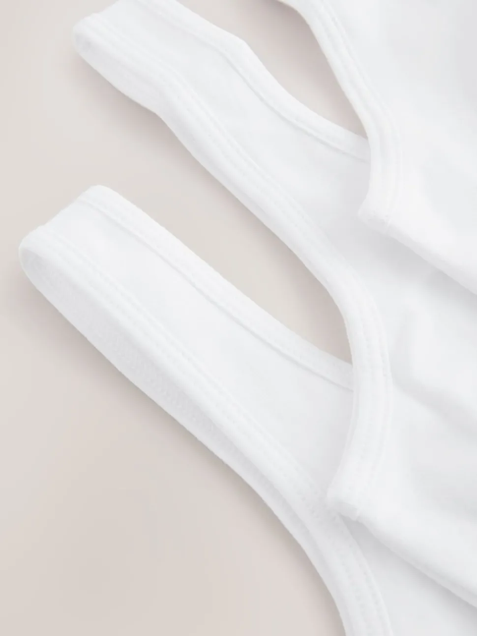 White Scoop Crop Tops 3 Pack (5-16yrs)