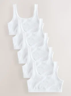 White Scoop Crop Top (5-16yrs)