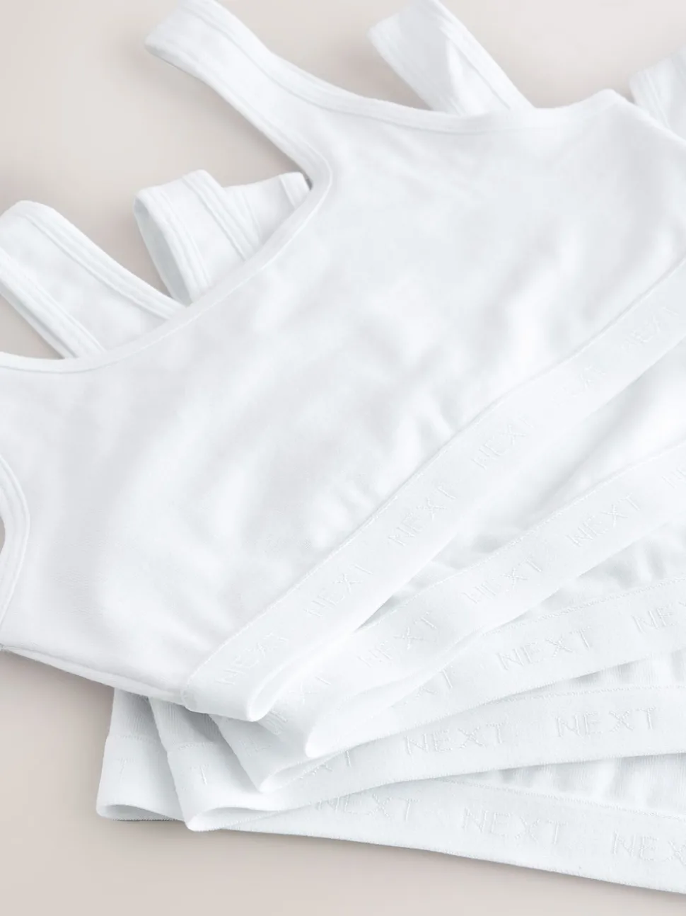 White Scoop Crop Top (5-16yrs)