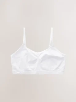 White Seam Free Crop Tops 2 Pack (7-16yrs)
