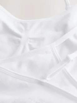 White Seam Free Crop Tops 2 Pack (7-16yrs)