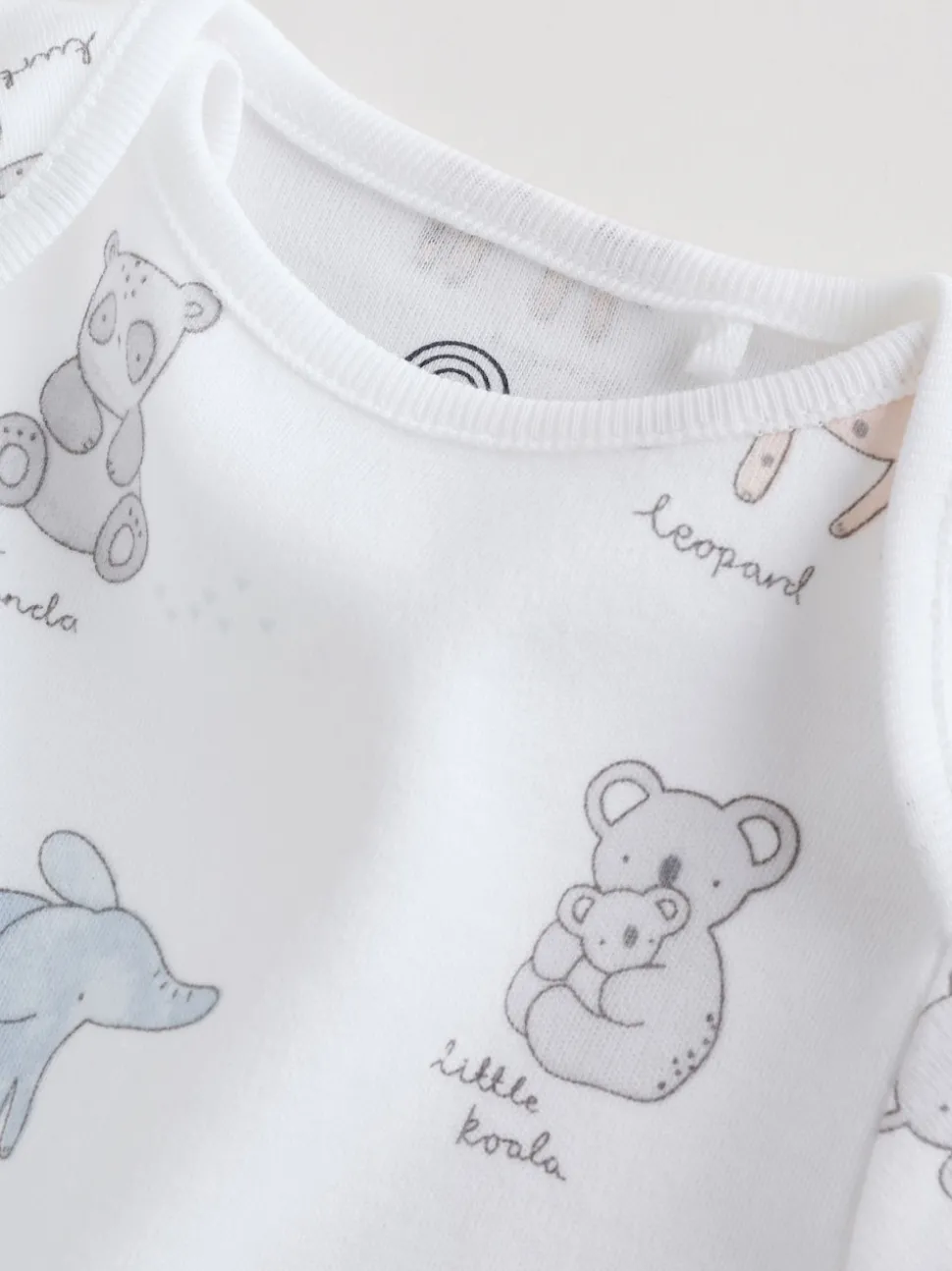 White Short Sleeve Baby Bodysuits 5 Pack