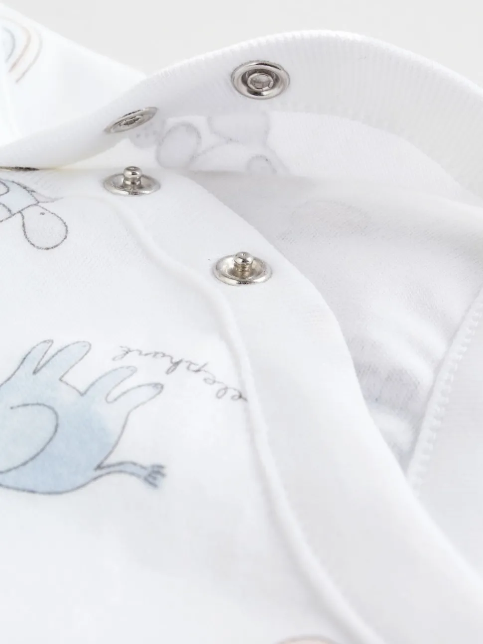 White Short Sleeve Baby Bodysuits 5 Pack