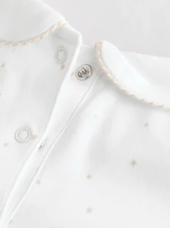 White Sleepsuits 3 Pack (0-2yrs)