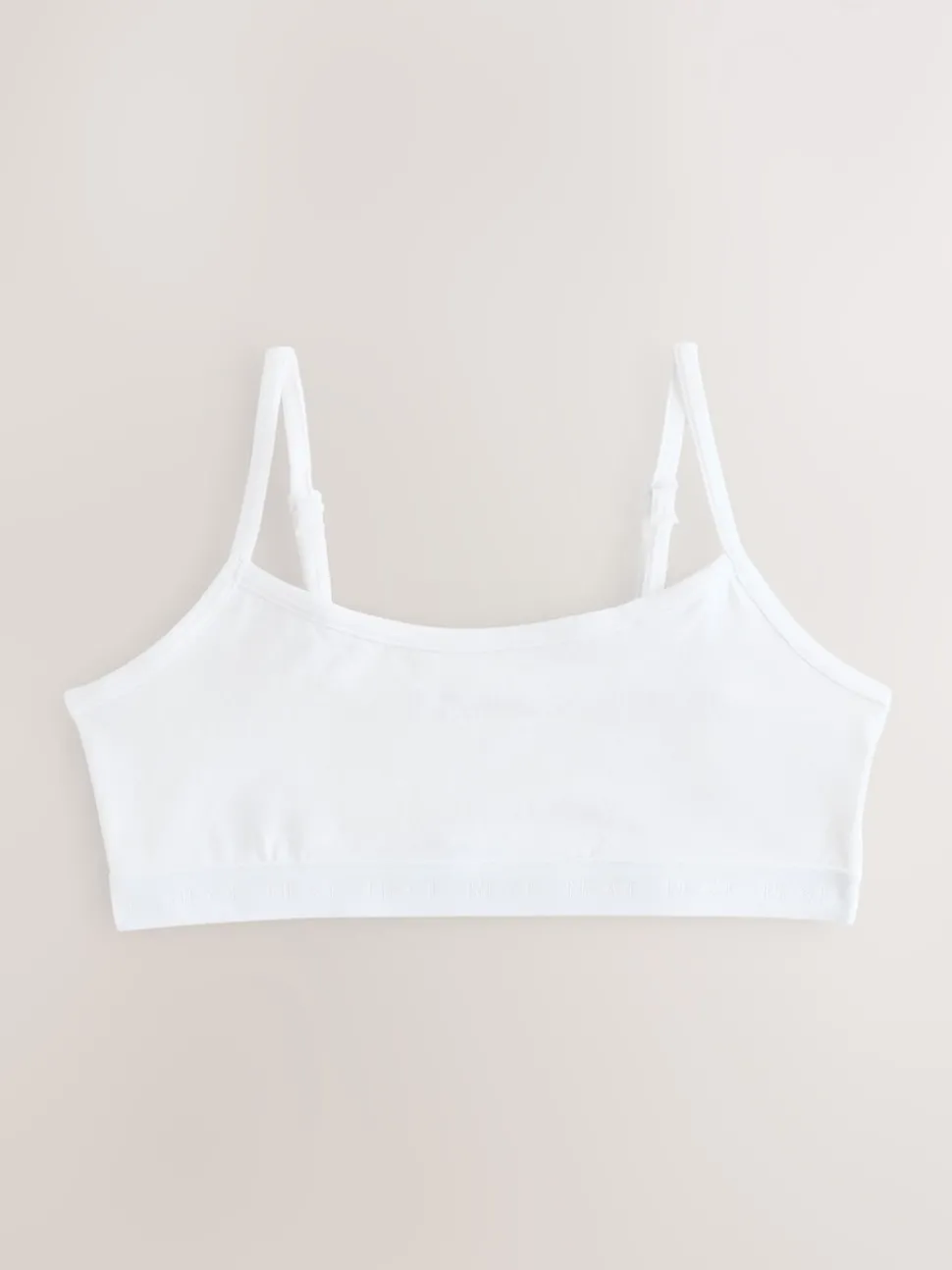 White Strappy Crop Tops 3 Pack (5-16yrs)