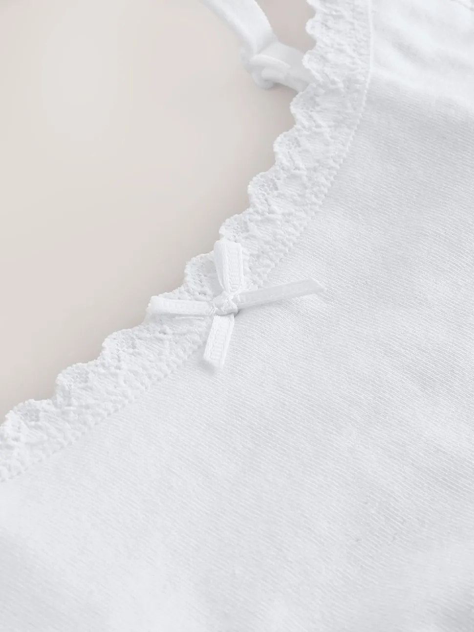 White Strappy Crop Tops 3 Pack (5-16yrs)