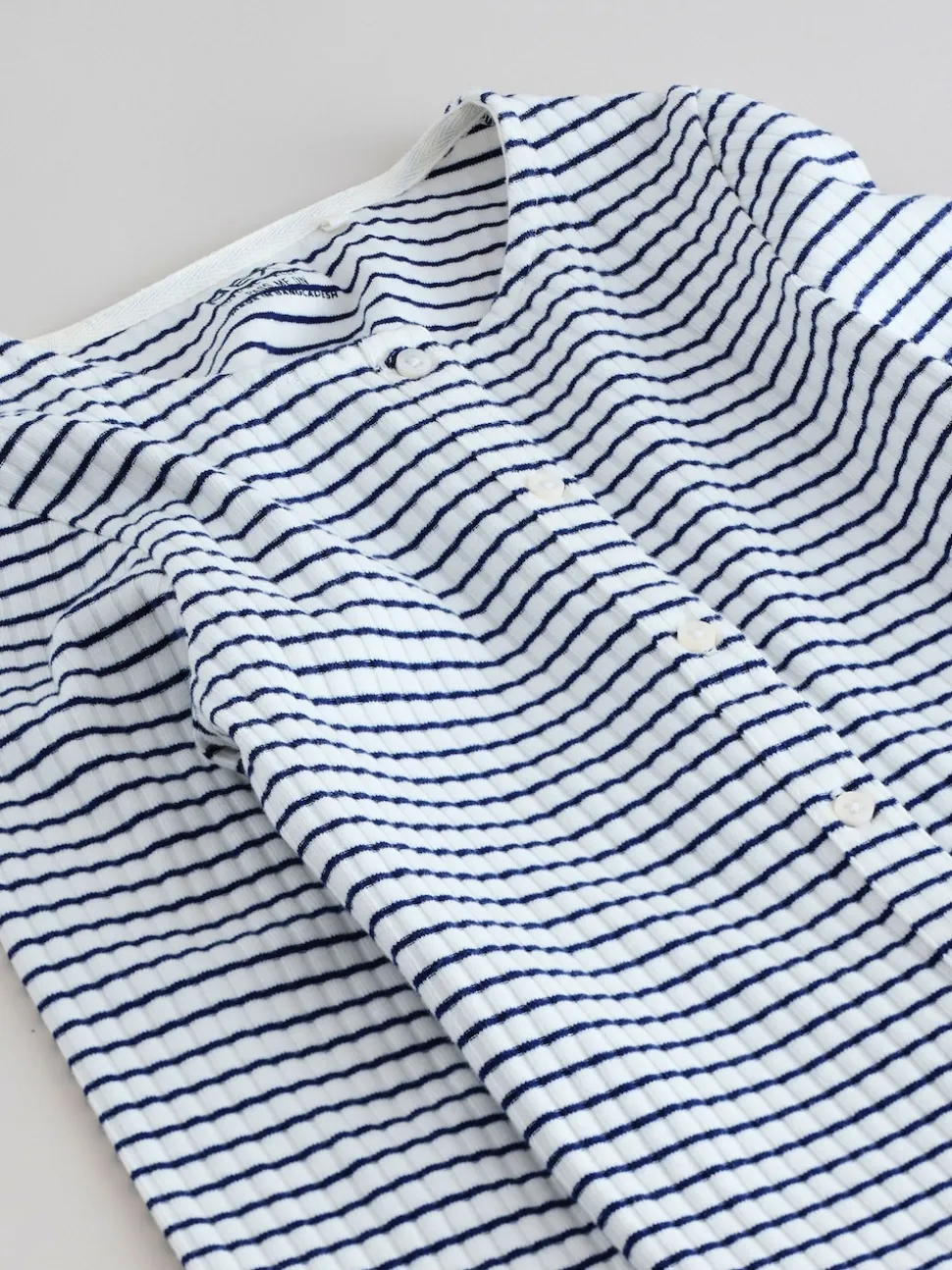 White Stripe Long Sleeve Ribbed Cardigan (3-16yrs)