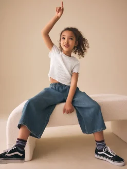 White Textured T-Shirt (3-16yrs)