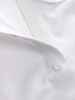 White Touch Fastening Cotton Rich Frill Collar School Blouse (3-14yrs)