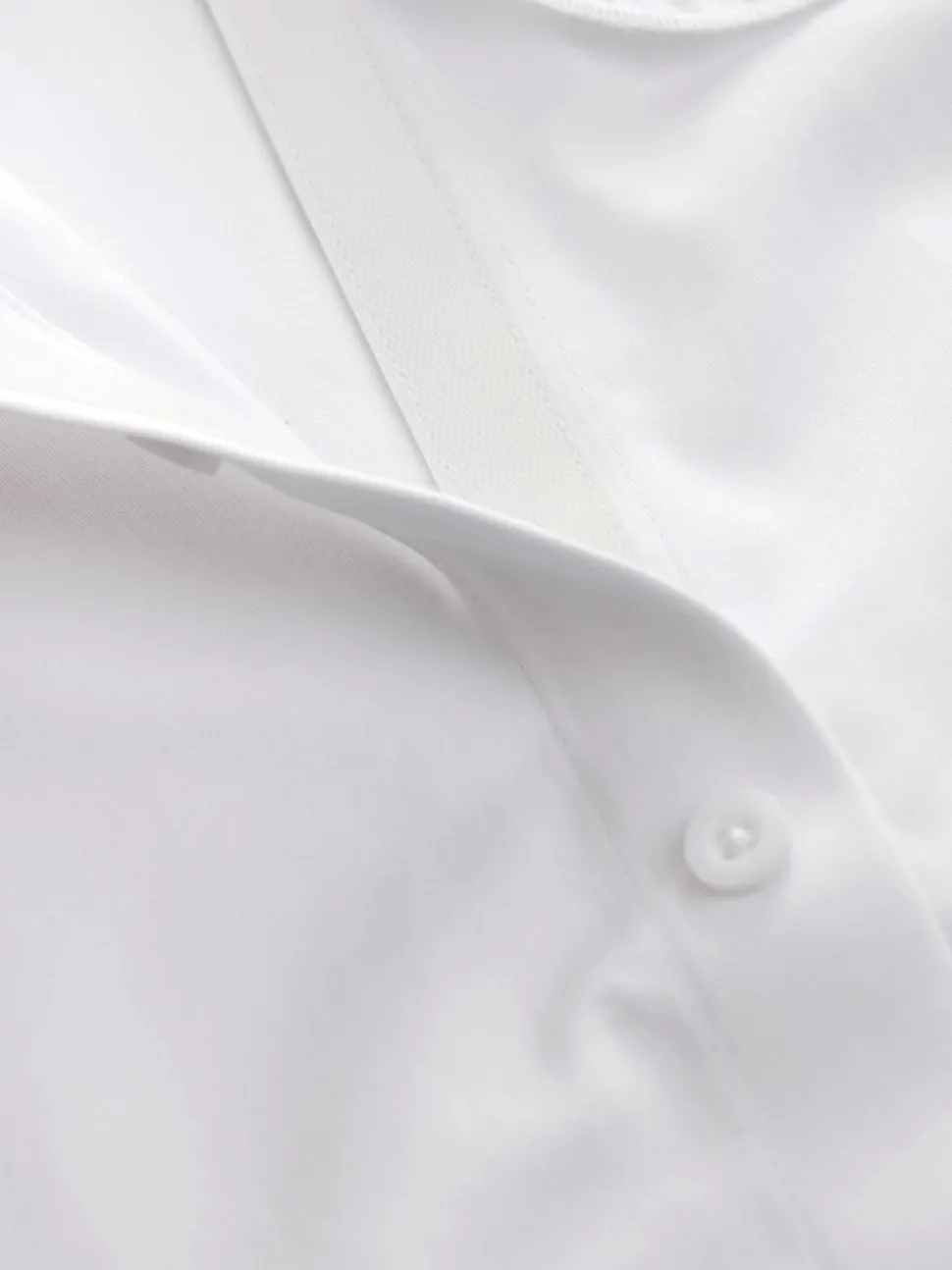 White Touch Fastening Cotton Rich Frill Collar School Blouse (3-14yrs)