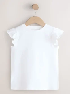 White Unicorn Frill Sleeve T-Shirts 3 Pack (3-16yrs)