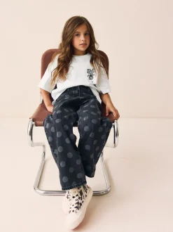 White Vase Oversized Graphic Print T-Shirt (3-16yrs)