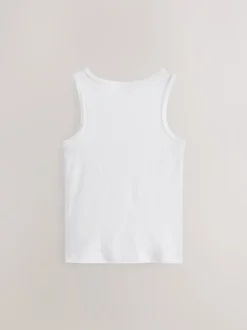 White Vests 5 Pack (1.5-16yrs)
