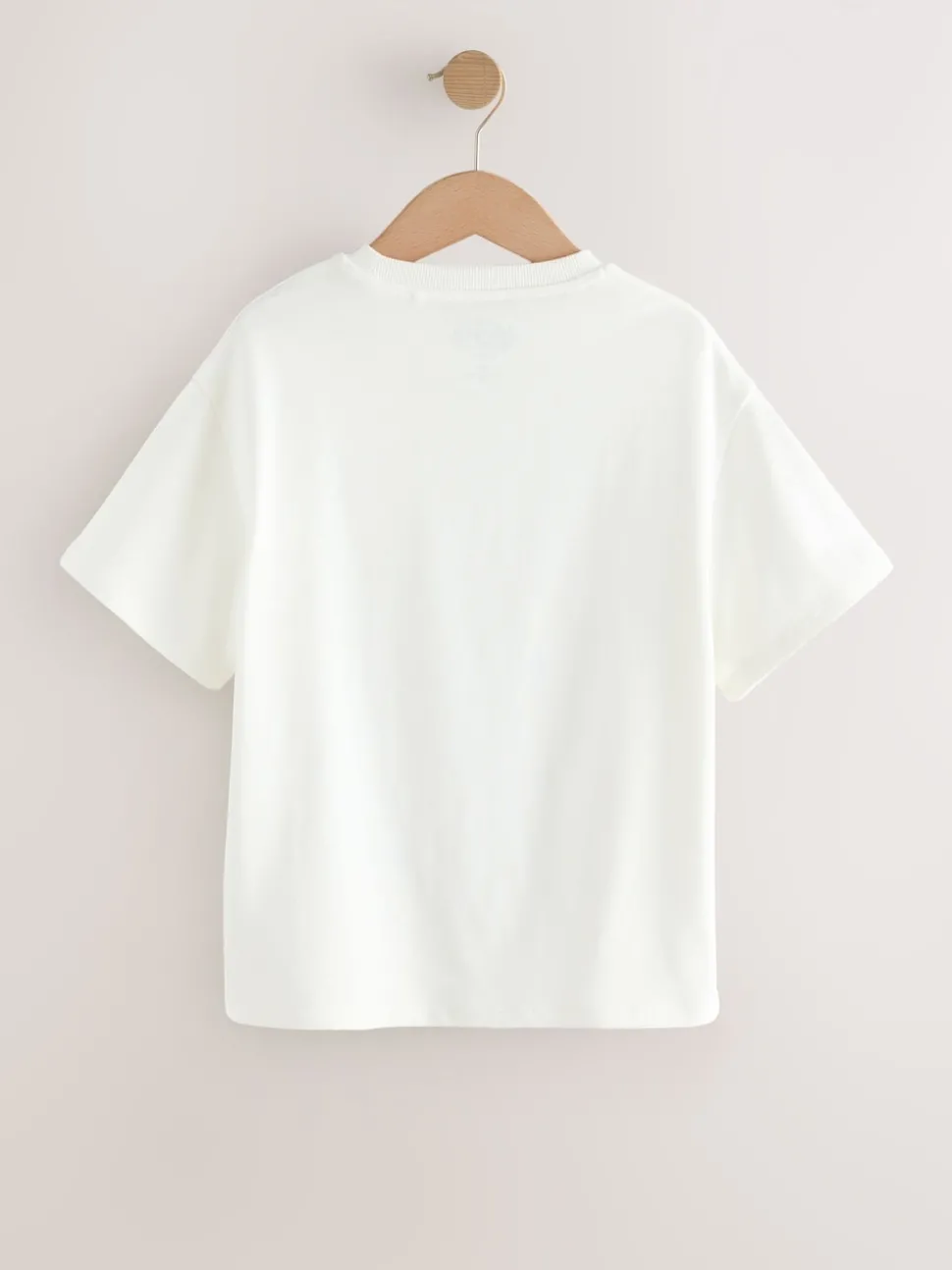 White Wicked Oversized Graphic Print T-Shirt (3-16yrs)