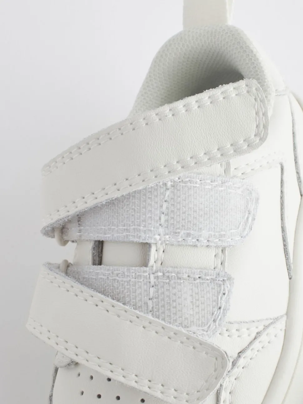 White Wide Fit (G) Touch Fastening Leather First Walker Baby Shoes