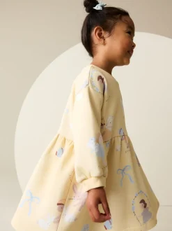 Yellow Fairy Sweat Dress (3mths-7yrs)