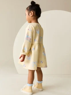 Yellow Fairy Sweat Dress (3mths-7yrs)