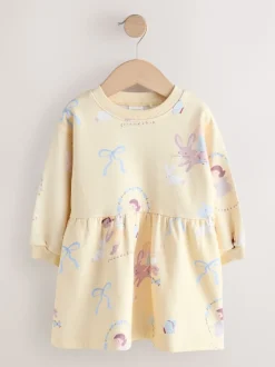 Yellow Fairy Sweat Dress (3mths-7yrs)