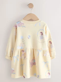 Yellow Fairy Sweat Dress (3mths-7yrs)