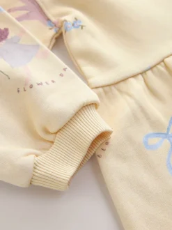 Yellow Fairy Sweat Dress (3mths-7yrs)