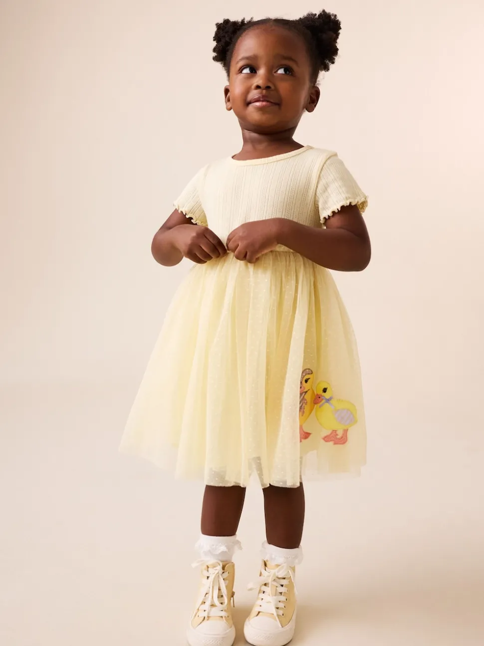 Yellow Duck Tutu Skirt Dress (3mths-7yrs)