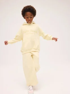 Yellow Embroidered Detail Hoodie (3-16yrs)