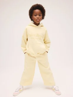 Yellow Embroidered Detail Hoodie (3-16yrs)