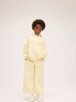 Yellow Embroidered Detail Hoodie (3-16yrs)